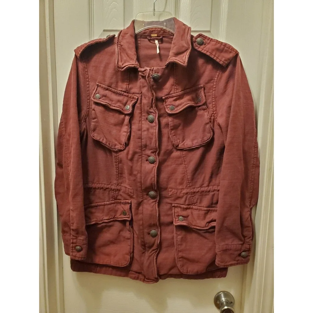Free People Not Your Brothers Surplus Jacket‎ Sz Small Field Utility Military